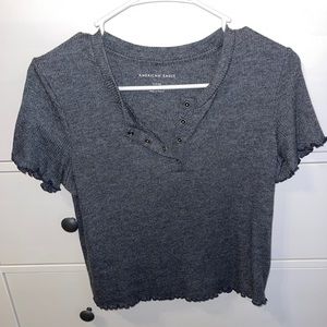American eagle cropped tee